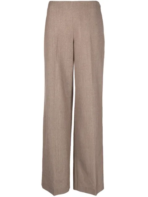 Stella McCartney pleated wide-leg trousers Brown 6400483BU704