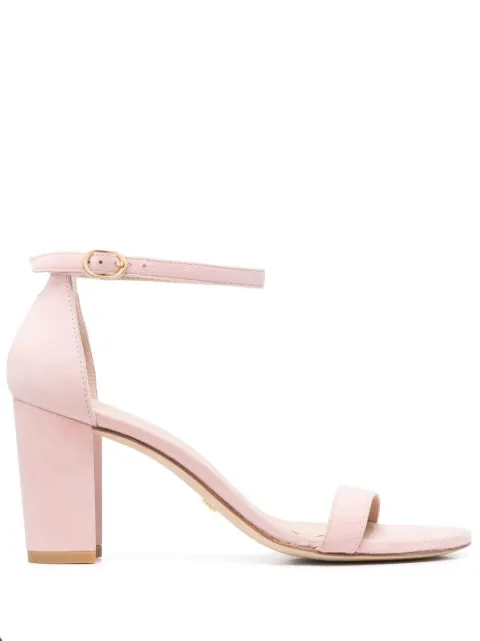 Stuart Weitzman block-heel open-toe sandals Pink S2206