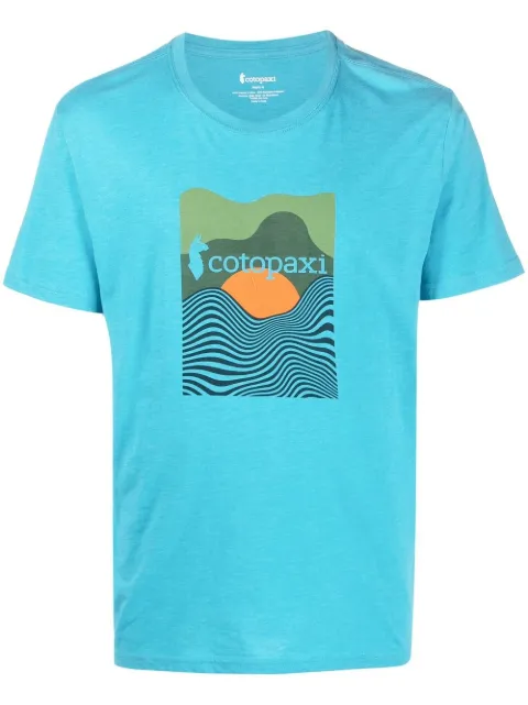 COTOPAXI graphic-print short-sleeve T-shirt Blue CXTSCTVBM