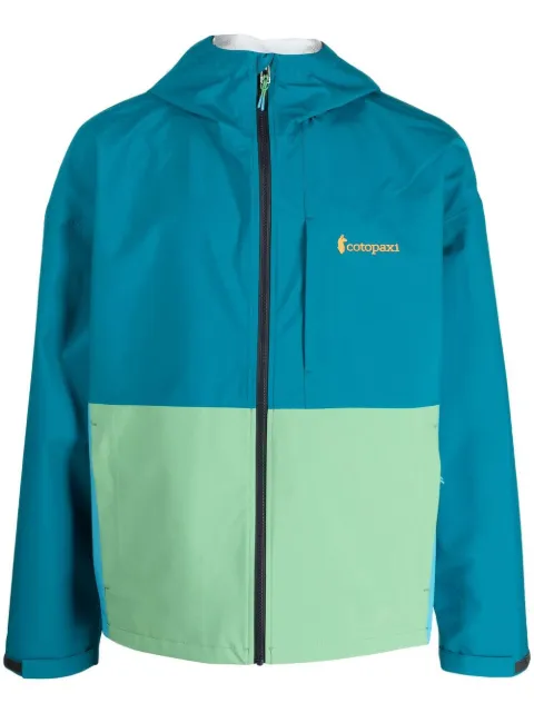 COTOPAXI colour-block zip-up hooded jacket Blue CXCRJM