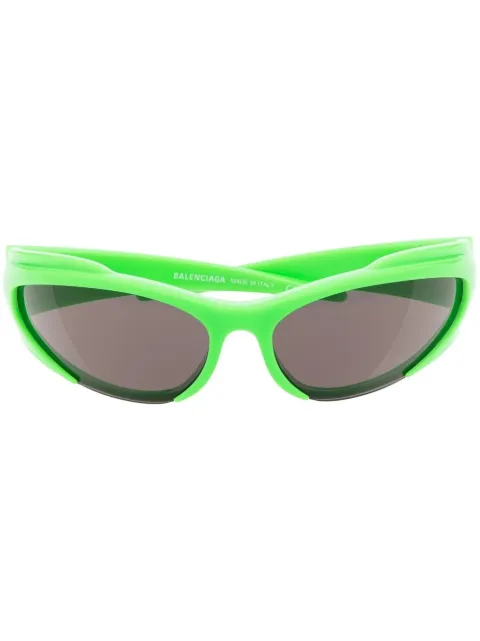 Balenciaga Eyewear oval-frame sunglasses Green BB0253S005