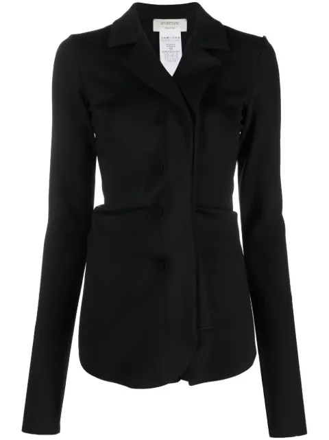 Sportmax button-fastening detail jacket Black 2329110138600