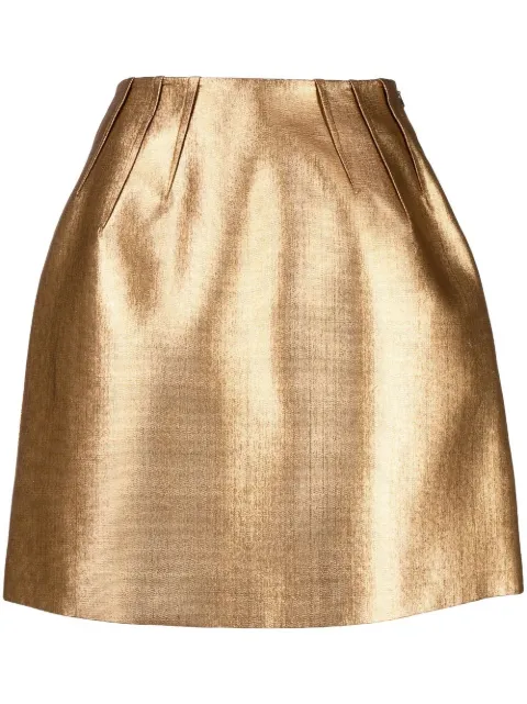 Dice Kayek lamay mini-skirt Gold J414gold