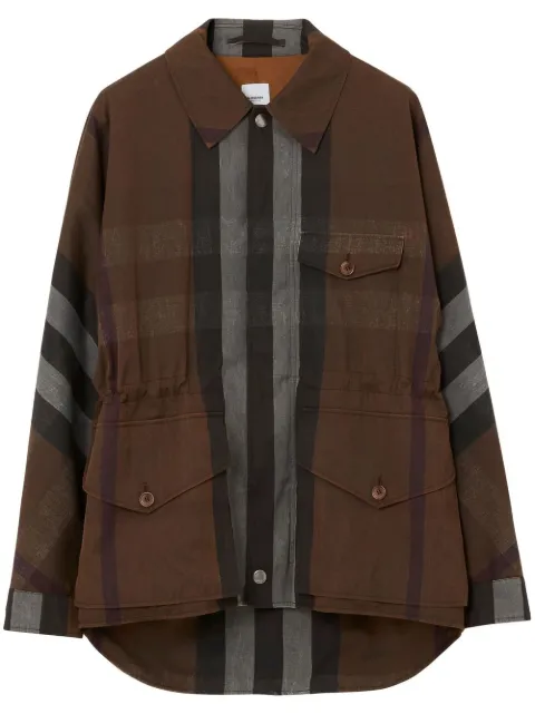 Burberry Check Field Jacket Brown 8070015