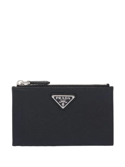 Prada Saffiano leather card holder Black 1MC086QHH