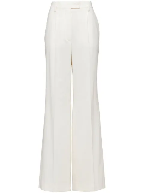 Prada cashmere tailored trousers White P243GGS2311YEF