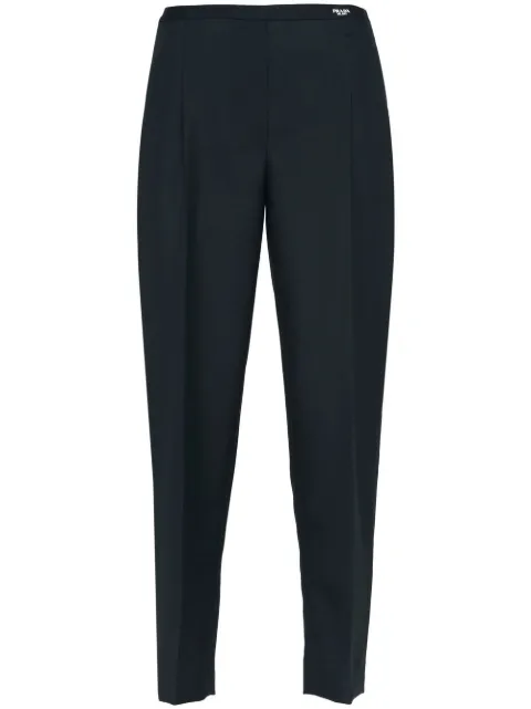Prada kid-mohair tailored trousers Black P277GS231G54