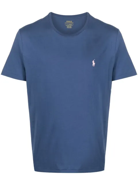 Polo Ralph Lauren embroidered-logo T-shirt Blue 710671438