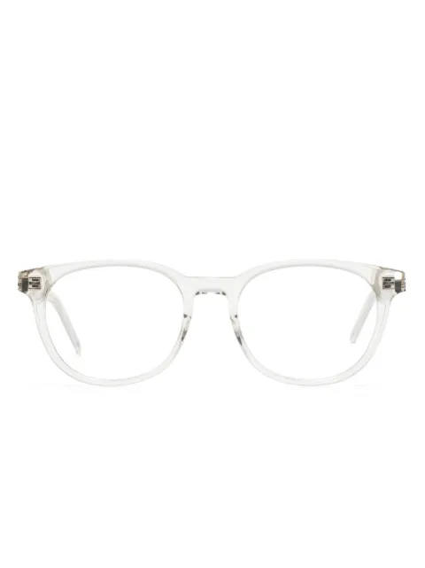 Saint Laurent Eyewear transparent-frame design glasses Neutrals SLM111004