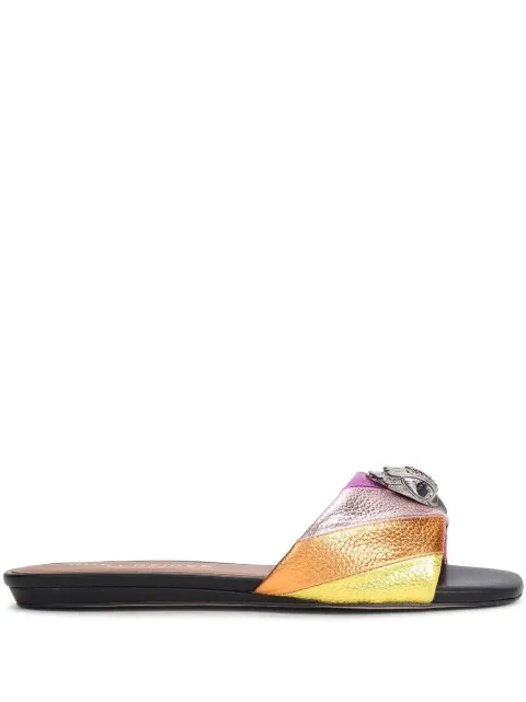 Kurt Geiger London Kensington Flat quilted sandals Pink 8496169109