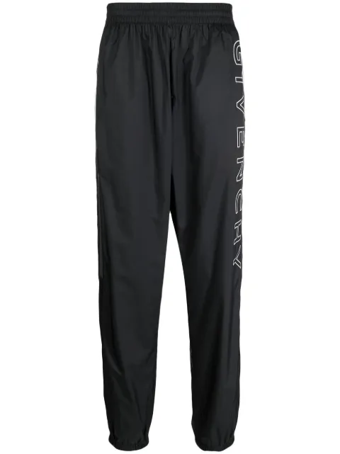 Givenchy embroidered-logo detail track pants Black BM50VZ14DG