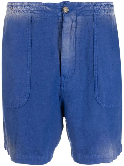 Altea straight-leg elasticated shorts Blue 2353207