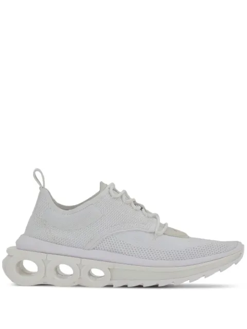 Ferragamo Gancini-plaque low-top sneakers White 760870