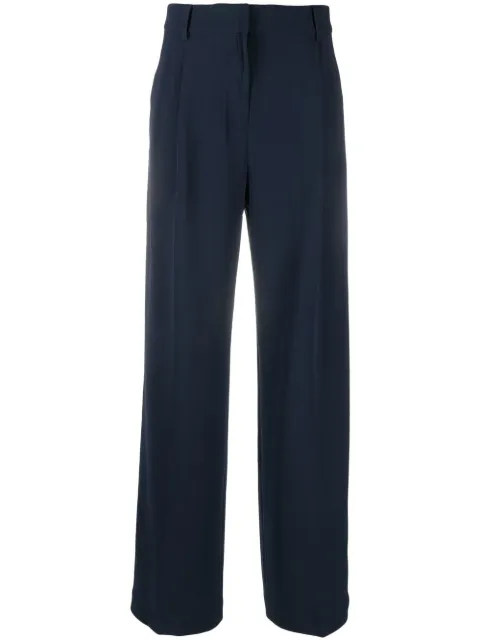 Michael Michael Kors wide-leg tailored trousers Blue MS330H2ENX