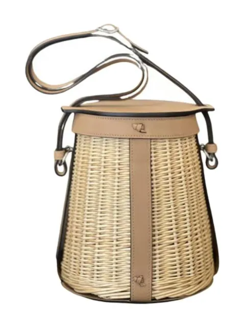 Hermès Pre-Owned Swift Wicker Sac Farming Picnic Bag, Chai Neutrals FCD2C2023013151