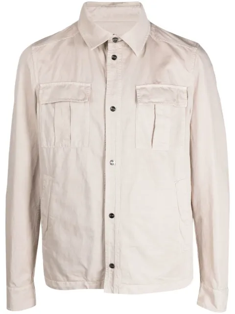 Herno chest-pockets shirt Neutrals GI000330U13147