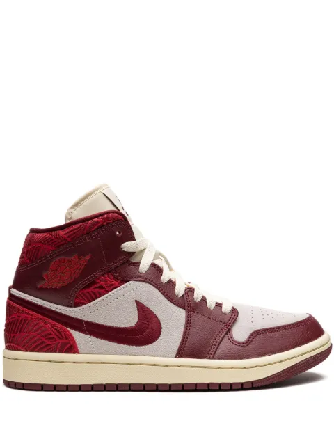 Jordan Air Jordan 1 Mid "Tiki Leaf" sneakers Red DZ2820