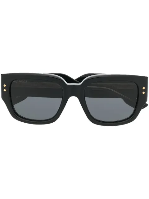 Gucci Eyewear logo square-frame sunglasses Black GG1261S001