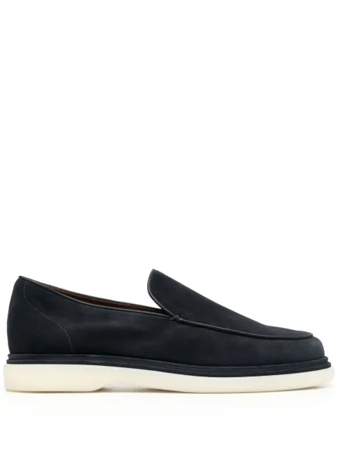 Fratelli Rossetti calf-suede slip-on loafers Blue 14499