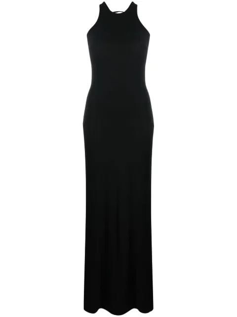 Elisabetta Franchi open-back embellished gown Black AB36332E2