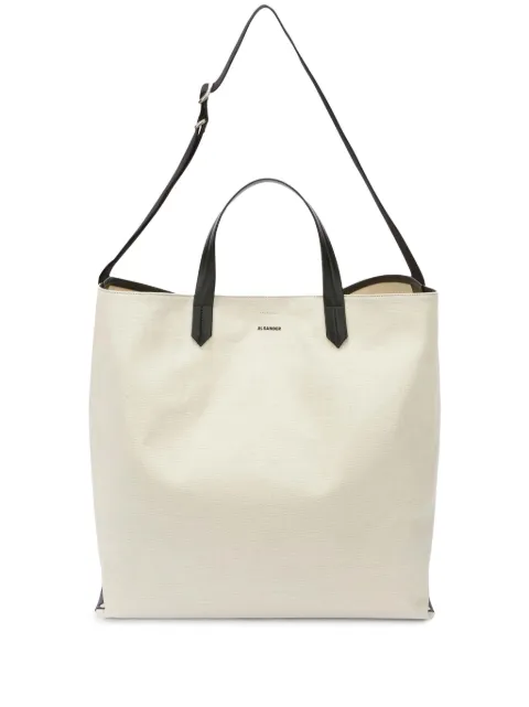 Jil Sander Tape medium tote bag White J25WC0002P4917