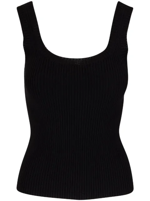 Nili Lotan ribbed-knit tank top Black 80954Y278BLACK