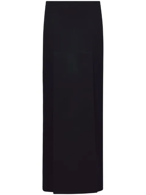 Proenza Schouler felted slit maxi skirt Black R2345002AW133S