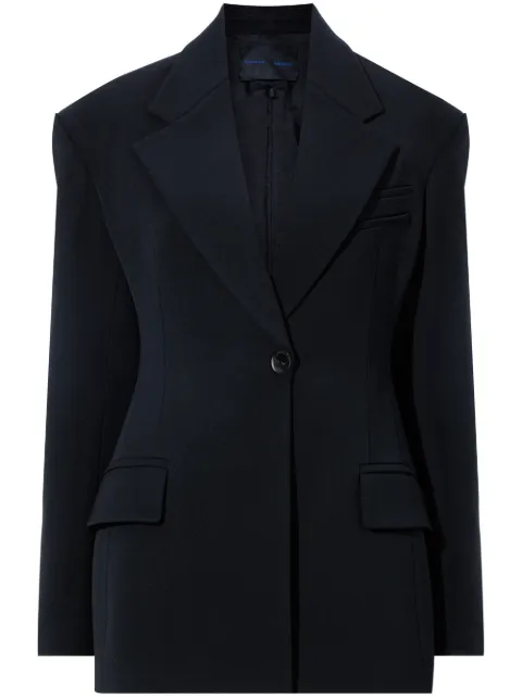 Proenza Schouler tailored slim-cut blazer Black R2342000AW129