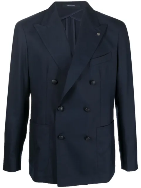 Tagliatore double-breasted cashmere blazer Blue 1SMC20K440029