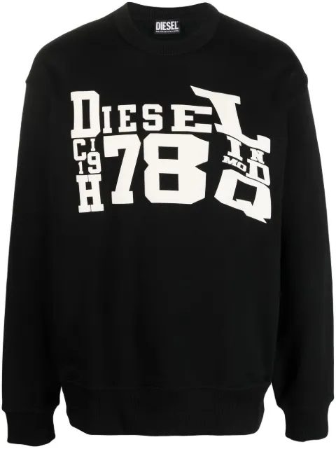 Diesel graphic-print sweatshirt Black A086690BAWT