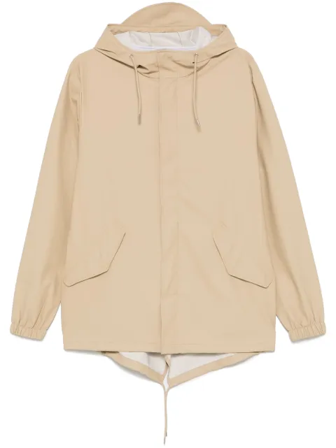 Rains Fishtail jacket Brown 18010