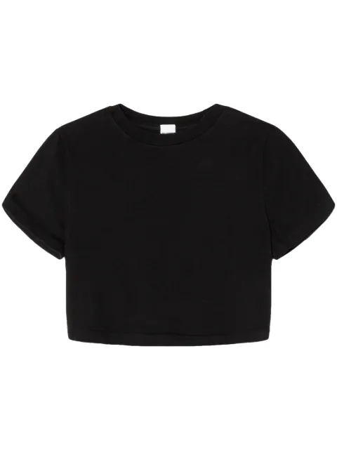 RE/DONE short-sleeve cropped T-shirt Black 13702WMICROT
