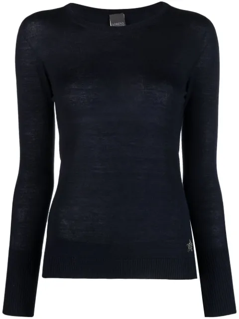 Lorena Antoniazzi slim-fit cashmere jumper Blue P23100GM09A2438