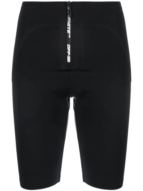 Off-White logo-print shorts Black OWVH039S23JER0011000