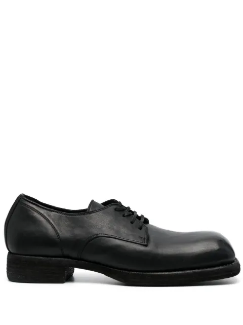 Guidi lace-up leather shoes Black 79082