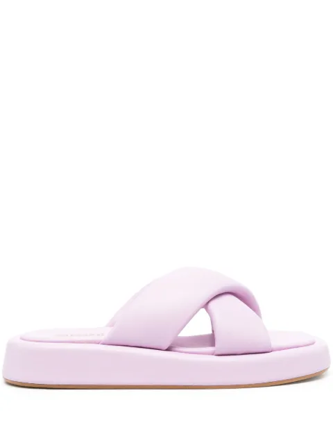 VAMSKO Pillow leather sandals Purple 44101101