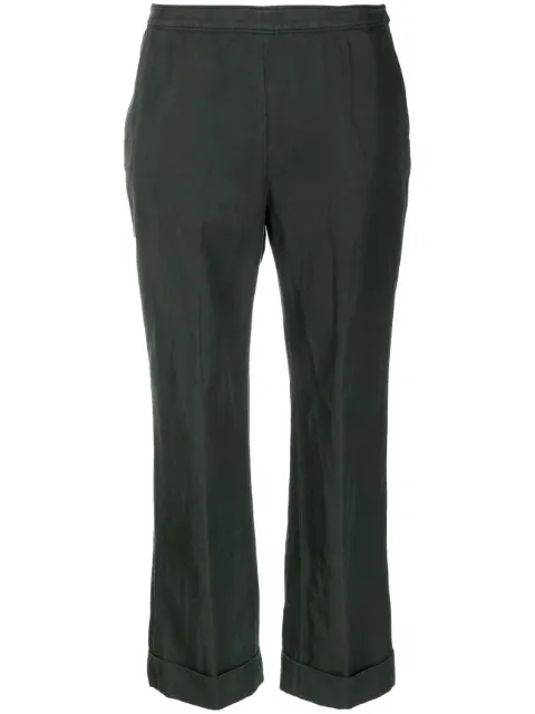 ASPESI cropped flared trousers Grey 0143G208