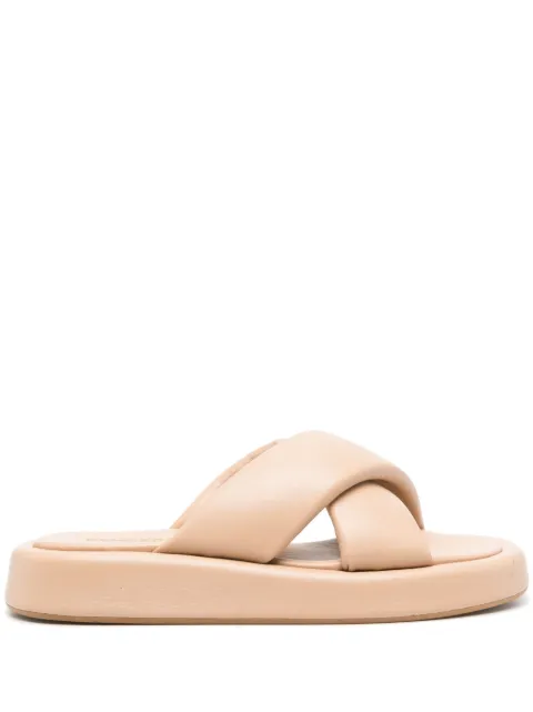 VAMSKO Pillow leather sandals Neutrals 44101101