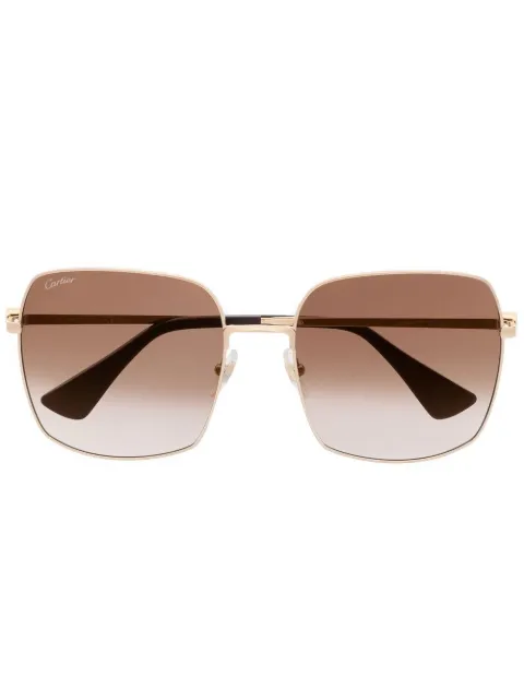 Cartier Eyewear square-frame sunglasses Gold CT0401S