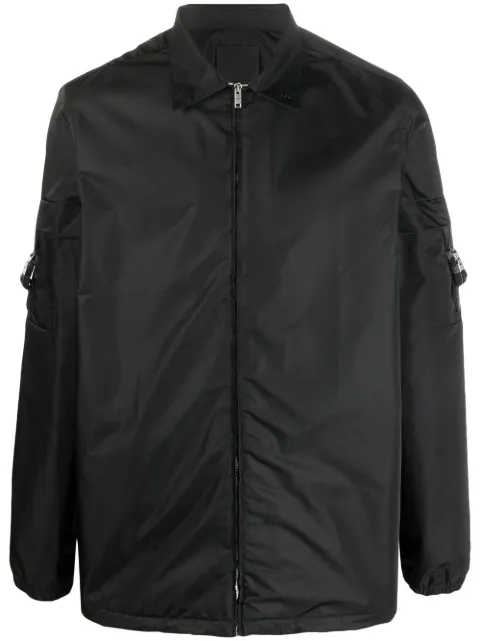 Givenchy zipped long-sleeve shirt Black BM60VG13YT