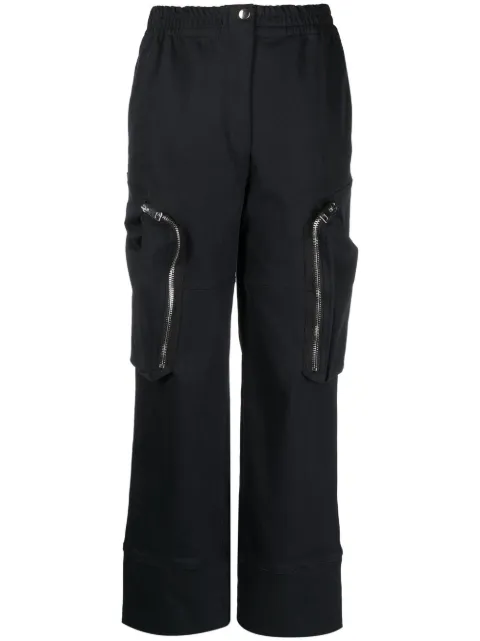 Blanca Vita cargo straight trousers Black POMELIA0582