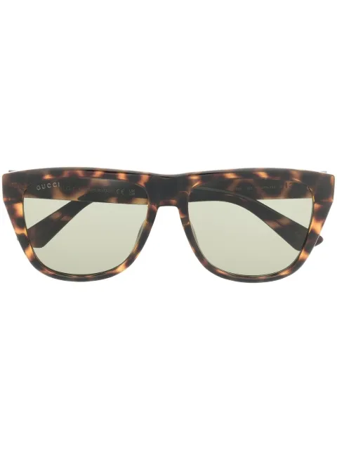 Gucci Eyewear pilot-frame sunglasses Brown GG1345S