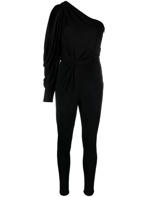 Saint Laurent one-shoulder jumpsuit Black 723477Y080Q