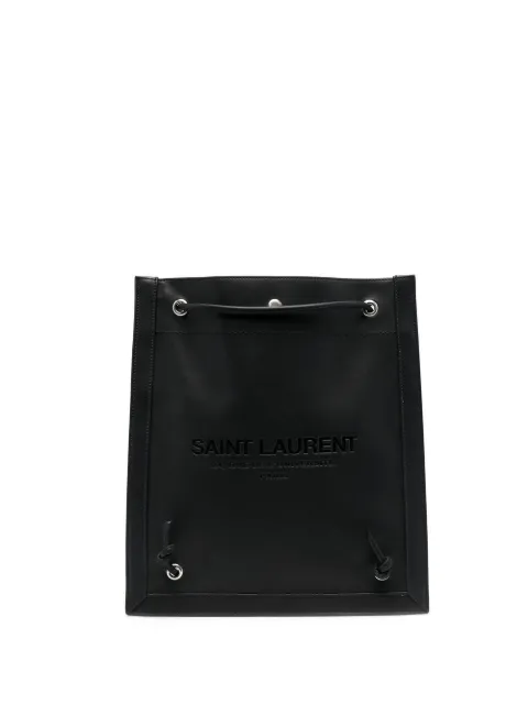 Saint Laurent Universite flat crossbody bag Black 710272BWROE