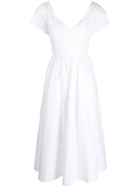 Vivetta flared mid-length dress White H081V026