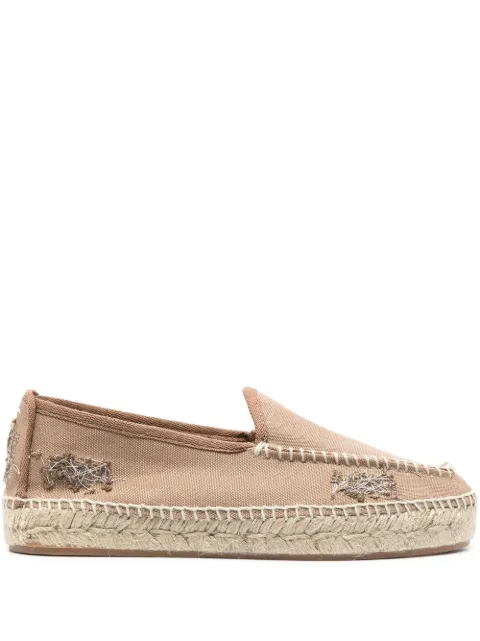 Maison Margiela embroidered canvas espadrilles Neutrals S58WR0107P5401
