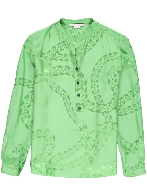 Stella McCartney long-sleeve shirt Green 5318853BU203