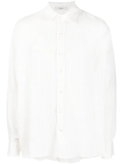 COMMAS vertical-stripe shirt White CT029011