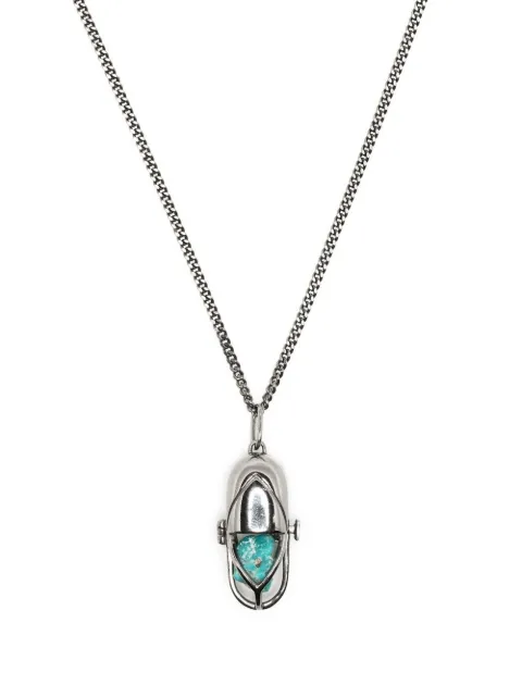Capsule Eleven Capsule Turquoise pendant necklace Silver CAPSULEPENDANTGUNMETALTURQUOISE
