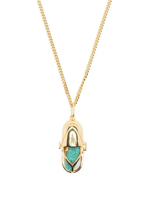 Capsule Eleven Capsule Turquoise pendant necklace Gold CAPSULEPENDANTGOLDTURQUOISE
